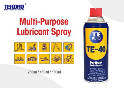China Multi - Purpose Lubricant Spray / Spray Grease Lubricant For Lubricating All Moving Parts for sale