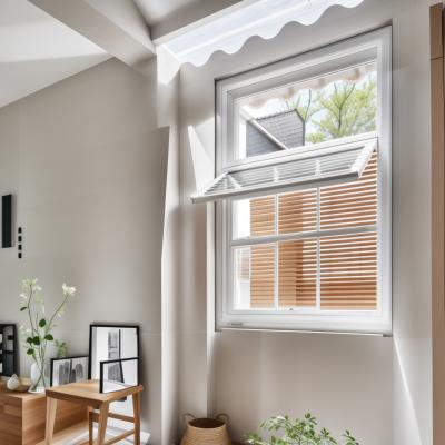 China Aluminium Top Hung Roof Windows Waterproof Push Out Awning Windows for sale