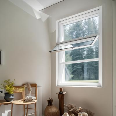China Buildings Aluminium Top Hung Window Frame Glass Heat Insulation for sale