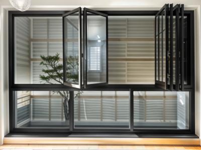 China Revestimiento en polvo Vidrio plegable Paneles de ventanas de 5 mm / 6 mm de espesor en venta