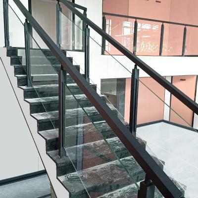 China Home Aluminum Staircase Handrail Rustproof Aluminum Step Railing for sale