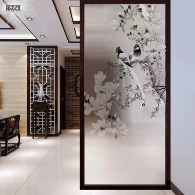 China Decorative Enamelled Glass Ware Various Shapes Soundproof Glass Panels for sale