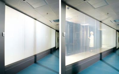 China Custom Switchable Privacy Glass Electric Opaque Glass For Windows Doors Shower Enclosures zu verkaufen