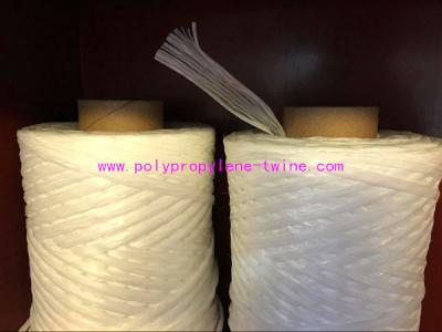 Chine Le fil blanc de remplisseur de câble, pp Fibrillated l'enroulement de fil en emballage de papier de tube à vendre
