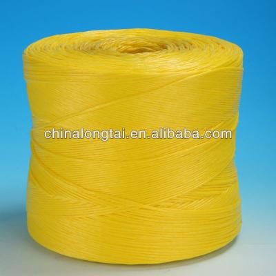China Yellow High Breaking Strength PP 2.5mm Banana Twine agricultural baler twine for sale