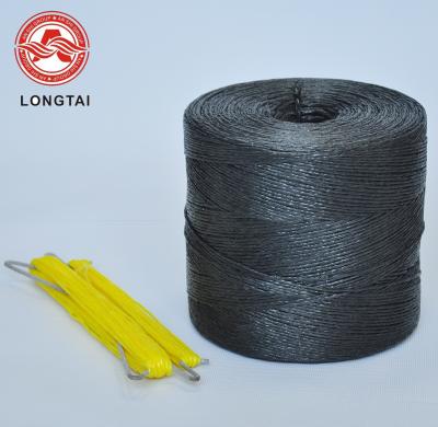 China Diameter 1 mm-6 mm Eenlaags plastic balenpers touw tubeless pakket voor landbouw Te koop