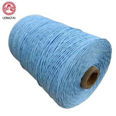 China Lightweight Blue Fibrillated LSHF FR PP Filler Yarn for Filling Flame-retardant Power Cable Core Gap for sale