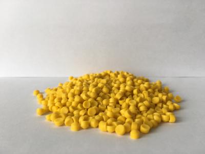 China Yellow Soft Flame Retardant PVC Compound Lead-Free Normal type for sale