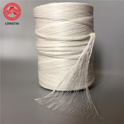 China Non Twist Split  PP  Fibrillated Yarn For Low Voltage Power Cable for sale