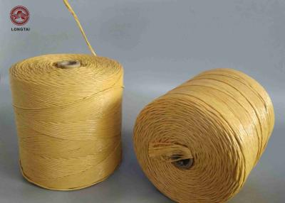 China OI-28 LSZH Twisted Yellow FR Polypropylene Filler Yarn Soft Light Weight 50000D certificated filler yarn for sale
