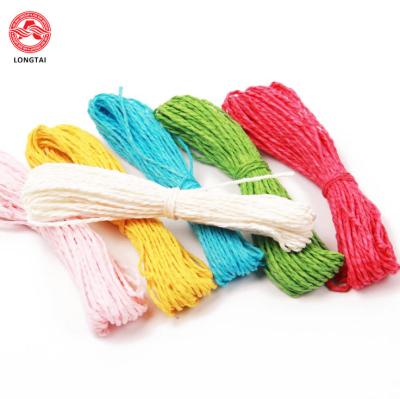 China 1.5mm Diameter 2 Plies Twisted Paper Rope For Decoration / Polypropylene Tying Twine for sale