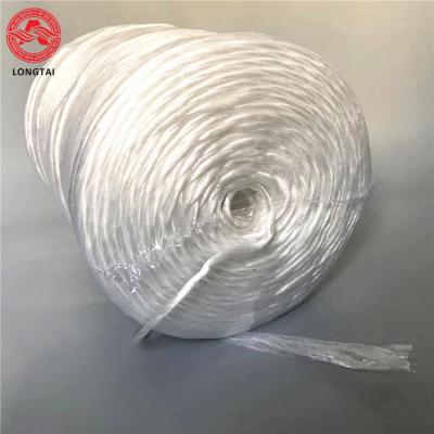 China 5kgs polypropylene plastic raffia packing baler twine spool agricultural baler twine for balling and binding hay grass for sale