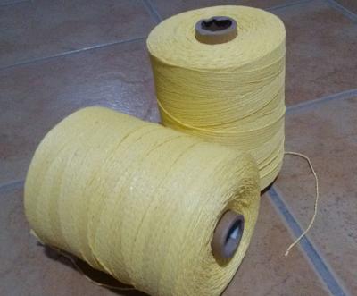 China Customized Yellow 5mm 2 Ply PP Baler Twine For Packing Baler Twine At Fleet Farm for sale