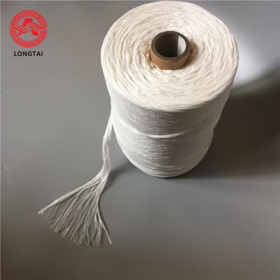 China Min 3000D Max 300KD White PP Fibrillated Yarn white cable pp filler cable chase filler extron cable cubby f for sale