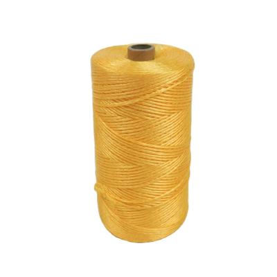 China 3mm Yellow Twisted PP Yarn For Submarine Cable Wrapping Design for sale