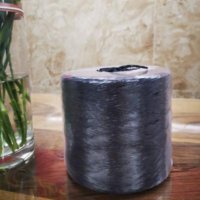 China Black UV Added 1200m/Kg Tomato Tying Twine 1 Ply For Greenhouse Crops for sale