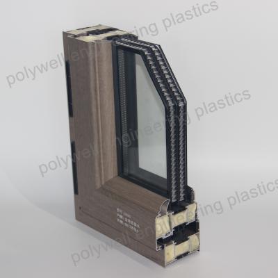 China Household Dos capas de vidrio Puente roto Sistema de aluminio Ventana con ventana antirrobo en venta