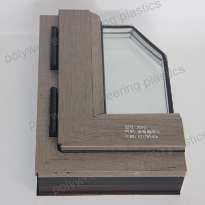 Chine La surface a poli la fenêtre en aluminium 3m de pont cassé pour le ménage, message publicitaire, solarium à vendre