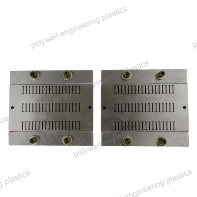 China Plastic PA Profile Extrusion Mould in PA66 GF25 Thermal Break Strip Extruding Machine for sale
