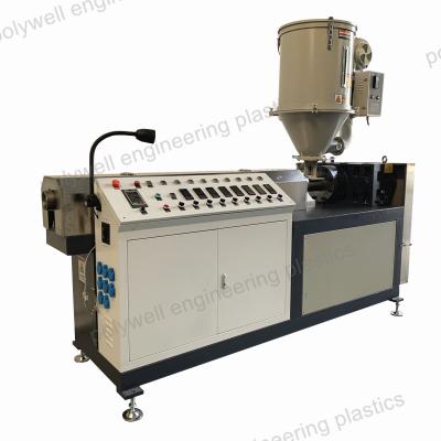 China Máquina de processamento avançada da extrusão do parafuso da máquina plástica da extrusão do perfil única à venda