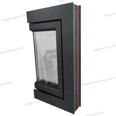 China Melhor janela de batente de alumínio de venda personalizada da estrutura com hardware padrão para a sala de visitas à venda