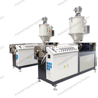 China Single Screw Thermal Break Strip Extrusion Machine for High Plasticization of PA66GF25 for sale