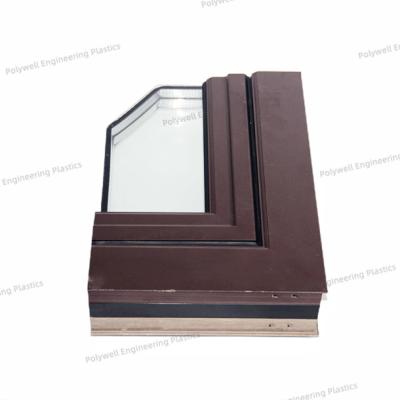 China 6061 Perfil de puerta y ventana de aluminio con aislamiento acústico Tipo personalizado en venta