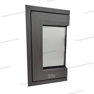 China Custom Aluminum Alloy Double Glazing Thermal Break Sliding Doors Profile High Security for sale