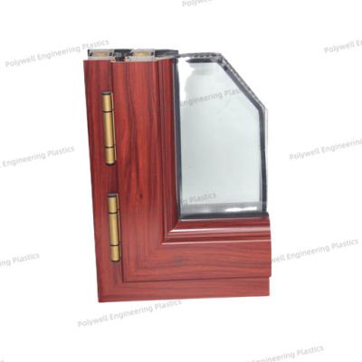 China Windproof Composite Aluminium Glass Window 90mm With Nylon Heat Insulation Strip for sale