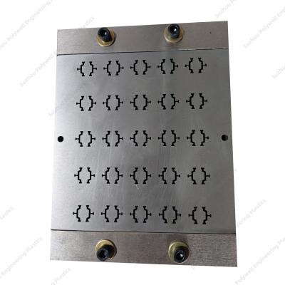 China Molde de extrusión de molde de acero inoxidable / herramienta con formas personalizadas / molde para plástico en venta