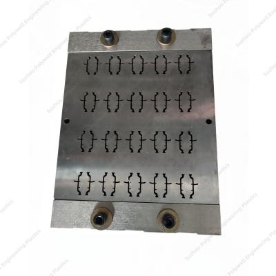 China Plastic Extrusion Die For Plastic Moulding Extruded Thermal Break Pipe Mold Die for PA Broken Bridge Strips Making Line for sale