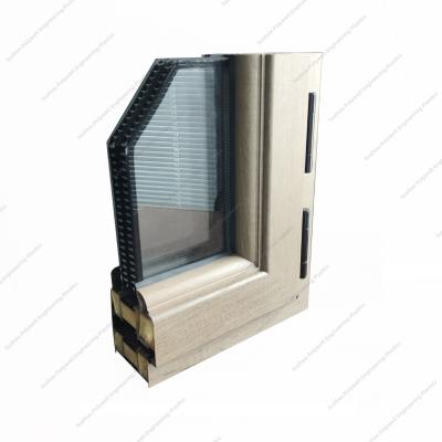 China Aleación de aluminio tres rieles de traslado ventana aislamiento acústico perfil antirrobo con cinta aislante térmico en venta