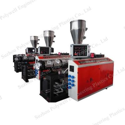 China Rohrproduktionslinie PPR Rohrrohrleitung Herstellung Fertigung Produktion Kunststoffprofil Extrusionsmaschine zu verkaufen