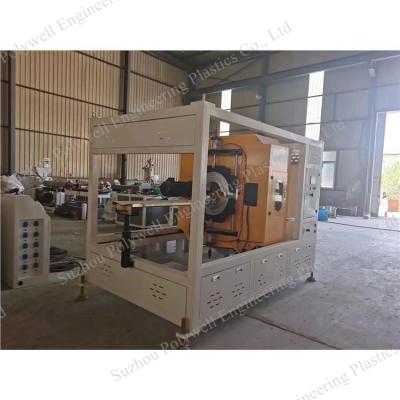 China Plastic Pipe HDPE PVC Structural Hollow Double Wall Spiral Winding Sewer Corrugated Pipe Extrusion Line for sale