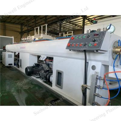 China Máquina de extrusión de tubos de PE Línea de producción de tubos de HDPE plástico HDPE PPR Tubo de conducto eléctrico Máquina de tubo de agua en venta