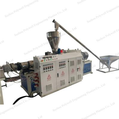 China Window Profile Door Board PVC Extrusion Line Plastic Ceiling Panel WPC Profile Making Machine for sale