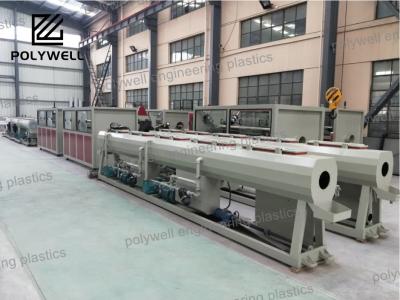 China Línea de producción de maquinaria para extrusión de tuberías de plástico de 60 Hz para HDPE LDPE PE en venta