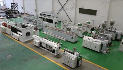 China Máquina de extrusão de tubos de plástico de alta velocidade Linhas de produção de tubos HDPE PPR à venda