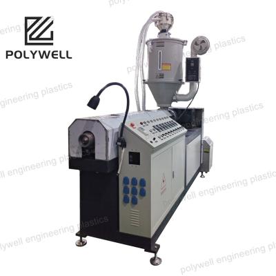 China Nylon Strip Production Line Single Screw Plastic Extruder Polyamide Extrusion Equipment for sale