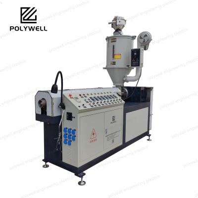 China Nylon Plastic Machinery Extruding PA66 GF25 Strip Extrusion Line Polyamide Strip Forming Machine for sale