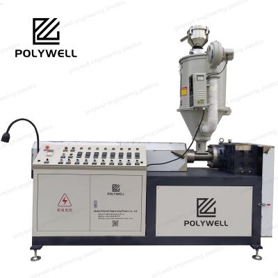 China Single Screw Extruder Small Polyamide Plastic Extruder Machine To Produce Nylon Thermal Break Strip for sale
