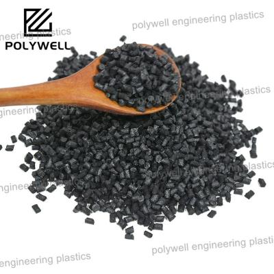 China Black Nylon 66 GF 25 Granules Produce Heat Insulation Strips Thermal Break Profile for sale