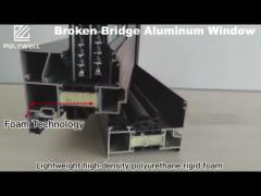 Thermal Broken Bridge Aluminum Alloy Frame Window Profile