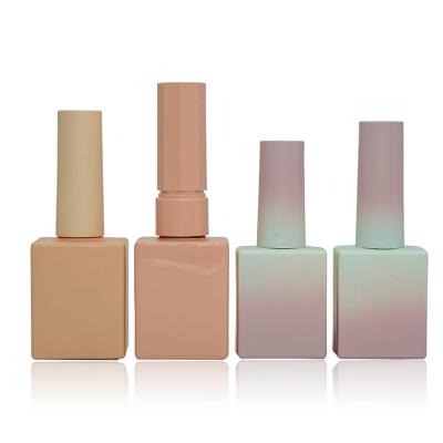 China Gradient Gel Nail Polish Square Bottle 5ml 7ml For Manicure Shop for sale