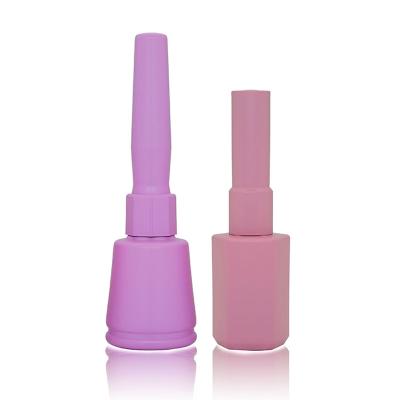 China 10ml 15ml Cosmetics Glass UV Gel Nail Polish Bottle With Brush for sale