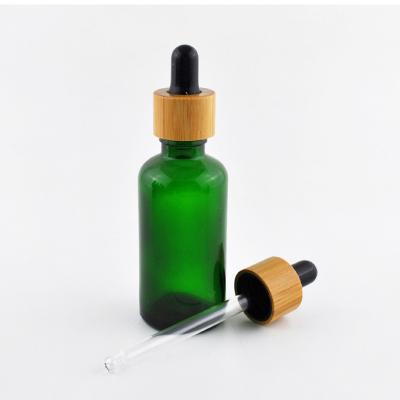 China 50ml 60ml 100ml Amber Glass Dropper Bottle Green Tincture Bottles Recyclable for sale
