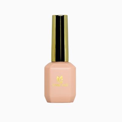 China Glossy Plated Pink Gel Polish Square Bottle 7ml 9ml 10ml Nail Polish Bottle for sale