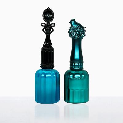 China Frosted Matte Vintage Empty Nail Varnish Bottles 7ml 9ml for sale