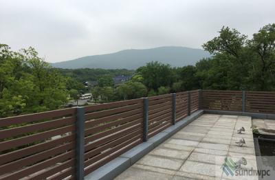 China Eco friendly competitive price wholesale Ornamental wpc fence/wpc railing for sale
