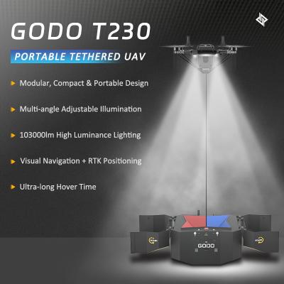 中国 GODO T230 ポータブルテザー UAV システム 販売のため